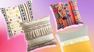 Bloomist fringed linen pillow in natural, 20 x 20, 20 x 20 ( seam to seam ) 22 x 22 w/ fringe bloomist $ 118.00. 23 Fringe Pillows You And Your Apartment Need Immediately Stylecaster