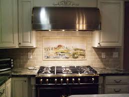 travertine subway tile backsplash