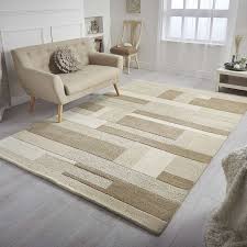 Black And White Boho Rug Dunelm Xxl Blanche Wool Rug Rugs Modern Rugs Large Rugs