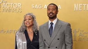 Michael B. Jordan Brought His Mom as His Date to the Actor Awards