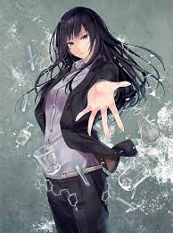 While there are many anime characters with black hair, however anime became popular for its use of orange and pink hair color. Hd Wallpaper Anime Anime Girls Long Hair Black Hair Brown Eyes One Person Wallpaper Flare