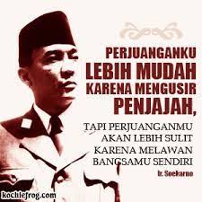 Hasil Gambar Untuk Kata Kata Soekarno Motivasi Tokoh Sejarah Kutipan Hidup