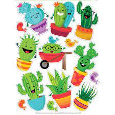 High quality cute cactus gifts and merchandise. A Sharp Bunch Window Clings Cactus Decor Classroom Decor Cactus