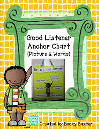 Teaching Learning Loving Be A Good Listener Anchor