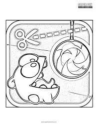 Slice every rope at the right time to win! Cut The Rope Coloring Page Super Fun Coloring