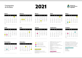 Il calendario 2021 viene generato automaticamente ed è sempre consultabile online. El Gobierno Nacional Anuncio El Cronograma De Feriados Del 2021 Argentina Gob Ar
