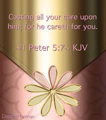 Casting all your care upon him; Pin On Scriptures Quotes