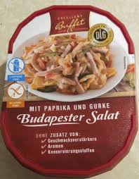 Hier findest du inhaltsstoffe, hinweise zu verträglichkeiten und besonderheiten zu budapester salat. Budapester Salat Excellent Buffet 250 G