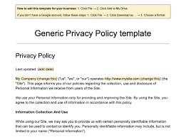 Generate Ecommerce Privacy Policy Why You Need An Ecommerce Privacy Policy