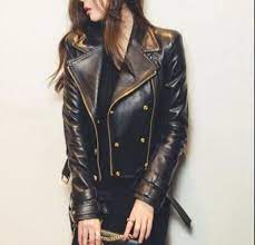 Leather Jackets For Women Online India Leather Jackets Women Fitted Biker Jacket Real Leather Jacket