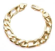 8 38 Classic Chunky High Fashion 14kt Yellow Gold Layered 13mm Thick Figaro Chain Bracelet You Can Find Buying Jewelry Jewelry Fashion Trends Jewelry Trends