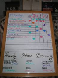 chore chart on dry erase board blog diy family chore