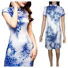 Check spelling or type a new query. Blue Floral Cheongsam Qipao Chinese Dress Women S Fashion Dresses Sets Dresses On Carousell