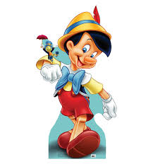 Storia di un burattino (the adventures of pinocchio: Life Size Pinocchio And Jiminy Cricket Cardboard Standup Cardboard Cutout