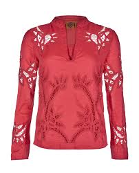 tory burch lace patch top