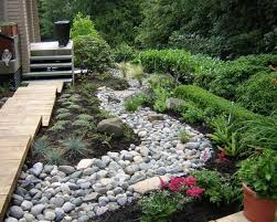 Stone Center Gallery Bridgewater River Rock Landscaping Dry Creek Bed Dry Garden Design