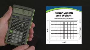 Concretecalc Pro Rebar Calculations How To