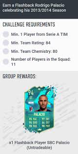 What nicknames does rodrigo palacio go by? Fifa 20 Rodrigo Palacio Flashback Sbc Requirements And Solutions Fifaultimateteam It Uk