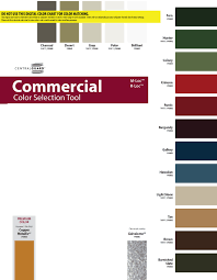 Color Charts All American Metal Sales