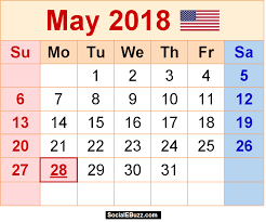May 2018 Calendar Template Http Socialebuzz Com May 2018 Calendar Printable Template June Calendar Printable Calendar Word August Calendar