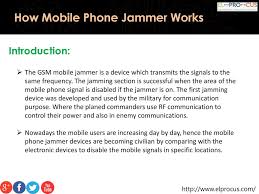 In this article, you will learn how to make a cell phone signal jammer using 555 timer with less number of components. How Mobile Phone Jammer Works Ppt Download