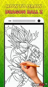 Make outline for head & eye. How To Draw Dragon Ball Z Easy For Android Apk Download