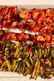 Yakitori Style Salmon With Scallions And Zucchini Recipe Recipe Recipes Nyt Cooking Cooking