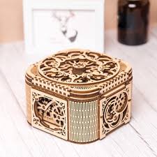 Mechanical treasure box can hold small items such as jewelry, a flash drive or a set of keys. Buy Mechanical Models 3d Wooden Puzzle Mechanical Treasure Box Diy Wooden Jewelry Box Christmas Bir At Affordable Prices Free Shipping Real Reviews With Photos Joom