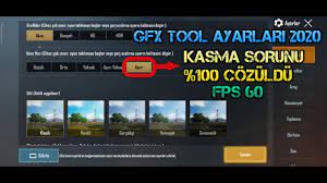 Pubg Mobile Kasma Sorunu Cozuldu Gfx Tool 60 Fps 2020 Youtube