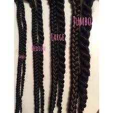 Image Result For Box Braids Size Chart In 2019 Box Braids