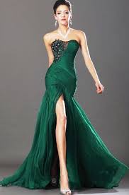 Nice Prom Dresses In Memphis Tn Dark Green Prom Dresses Strapless Evening Dress Mermaid Evening Dresses