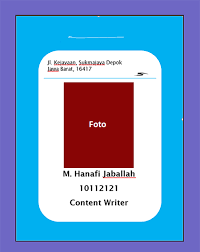 Cara membuat id card panitia. Cara Mudah Membuat Id Card Menarik Di Word Gambar