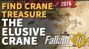 The Elusive Crane Fallout 76 Find Crane treasure - YouTube