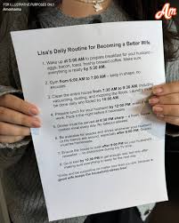 MY HUSBAND CREATED A NEW SCHEDULE FOR...