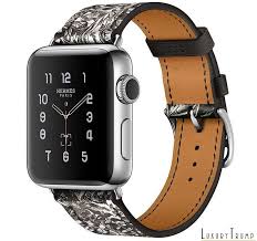 Fancy This Hermes Equateur Tatouage Apple Watch Strap Luxury Applewatch Fashion Hermes Apple Watch Apple Watch Leather Strap Apple Watch Leather