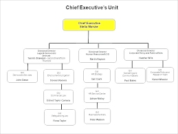 Free Editable Organizational Chart Template Blank Flow For
