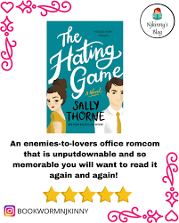 Books were, and always would be, something a little magic and something to respect. ― sally thorne, quote from the hating game. Book Review The Hating Game By Sally Thorne Njkinny S Blog