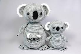 Amigurumi Crochet Pattern Koala Mother And Baby Pdf Ebook Crochet Amigurumi Crochet Patterns Koala Craft