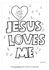 To make the game go faster you can write different numbers on the cow pictures and have the children color in that many spaces on their score sheet. Jesus Loves Me Coloring Pages Free Bible Coloring Pages Kidadl