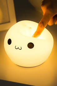 Cute Tap Control 7 Color 3d Led Water Drop Lamp Silicone Night Light Beautifulhalo Com