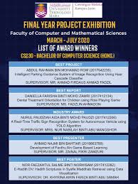 0 ratings0% found this document useful (0 votes). Assalamualaikum W B T Fyp Exhibition March July2020 Tahniah Kepada Para Penerima Anugerah Fakulti Sains Komputer Dan Matematik Uitm Cawangan Melaka Facebook