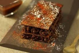 Recette De Feuille A Feuille De Chocolat Intense Au Piment Caramel Cremeux A La Fleur De Sel Facile Et Rapide Rezept
