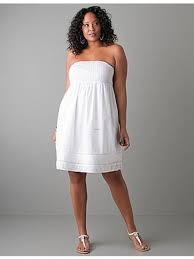 White Dresses Lane Bryant White Dress Summer White Short Dress Smocked Strapless Dress