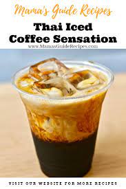 Thai Iced Coffee Sensation Mama S Guide Recipes
