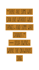 Where The Crawdads Sing By Delia Owens In 2020 Singing Quotes Book Quotes Quote Backgrounds