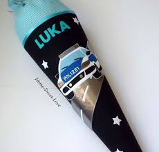 Schultute Polizei 1 Schultute Polizei Schultute Schultuten Jungs