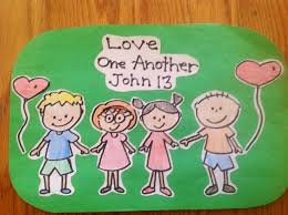 Love One Another Bible Craft By Let Bible Crafts Bible Crafts For Kids Love One Another