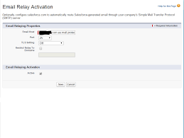 After creating the connector, prepare to test it out. Salesforce Smtp Relay With Office 365 Salesforce Stack Exchange