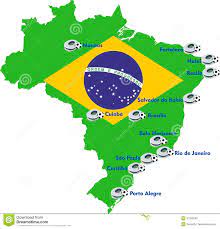 Faz da tua vida um jogo de futebol: Mapa Do Estadio De Futebol De Brasil Ilustracao Do Vetor Ilustracao De Naturalize Football 37256042