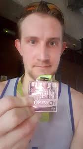 Steve rings the bell for Fenland Running Club